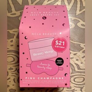 NCLA Beauty Pink Champagne Lip Mask Set